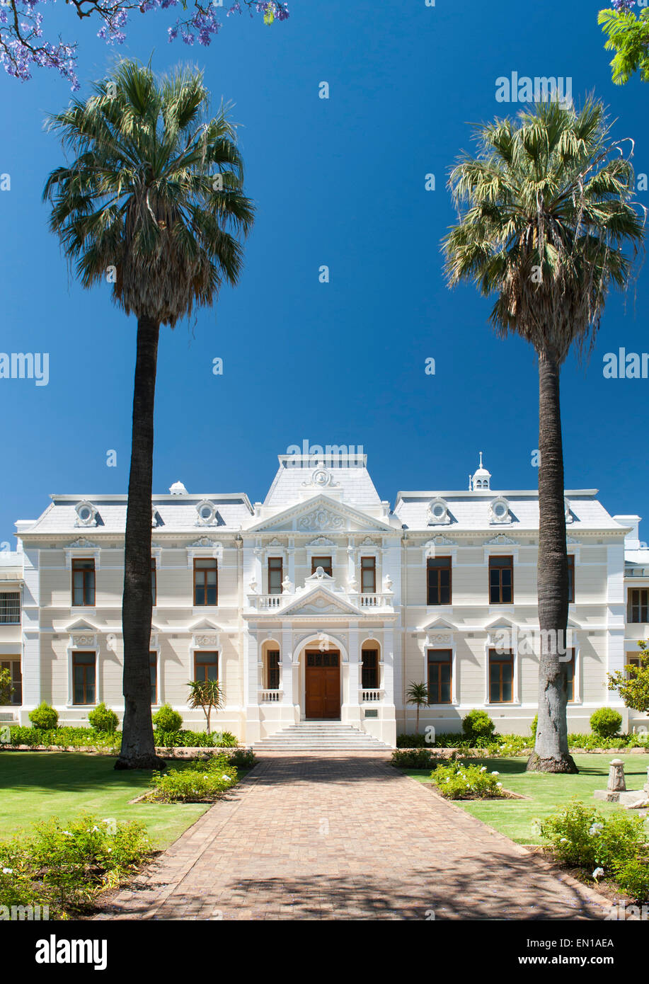 Seminario teologico a 171 Dorp Street a Stellenbosch, Western Cape, Sud Africa. Foto Stock