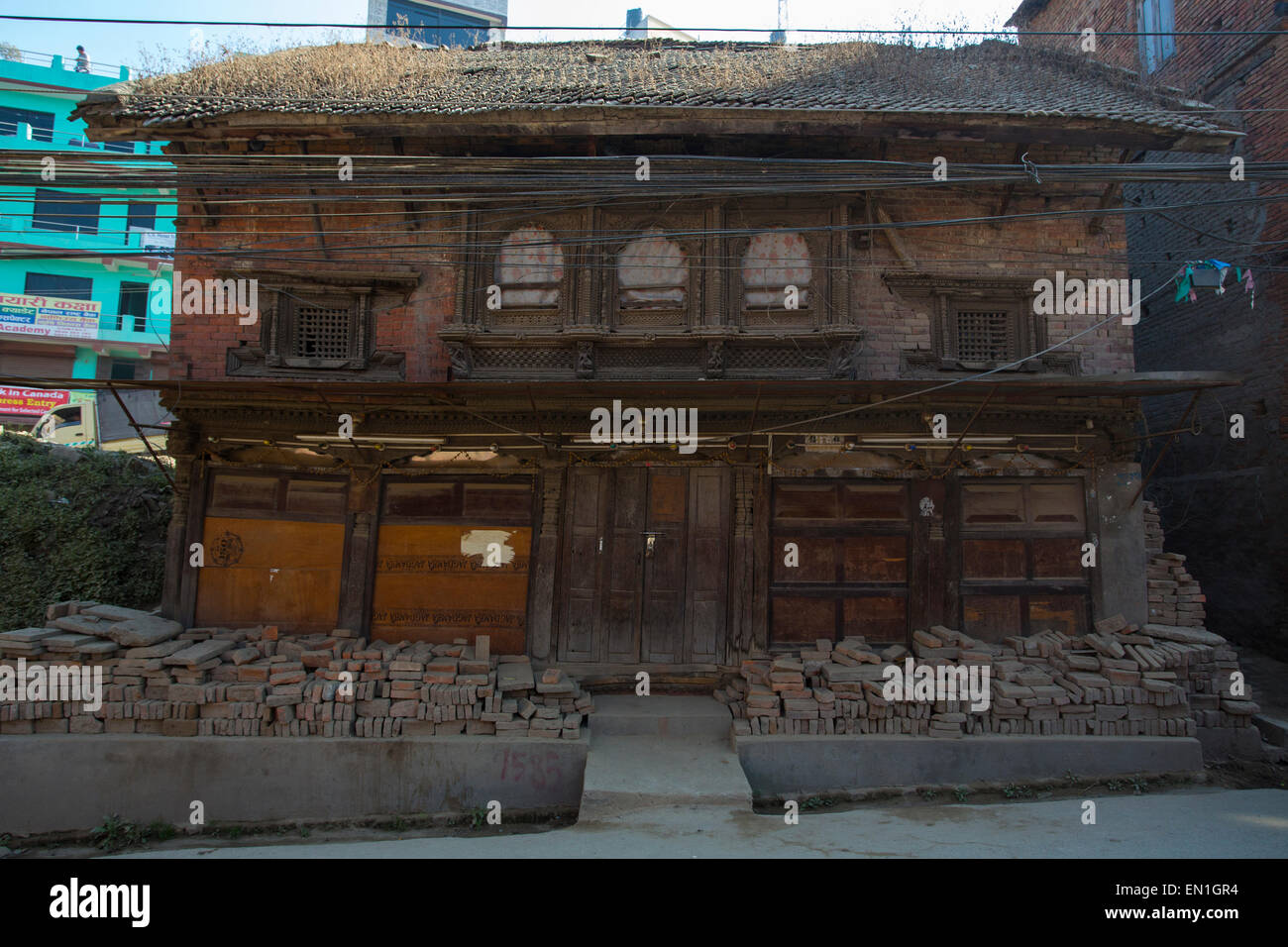 Stand Alone edificio in Kathmandu, Nepal Foto Stock