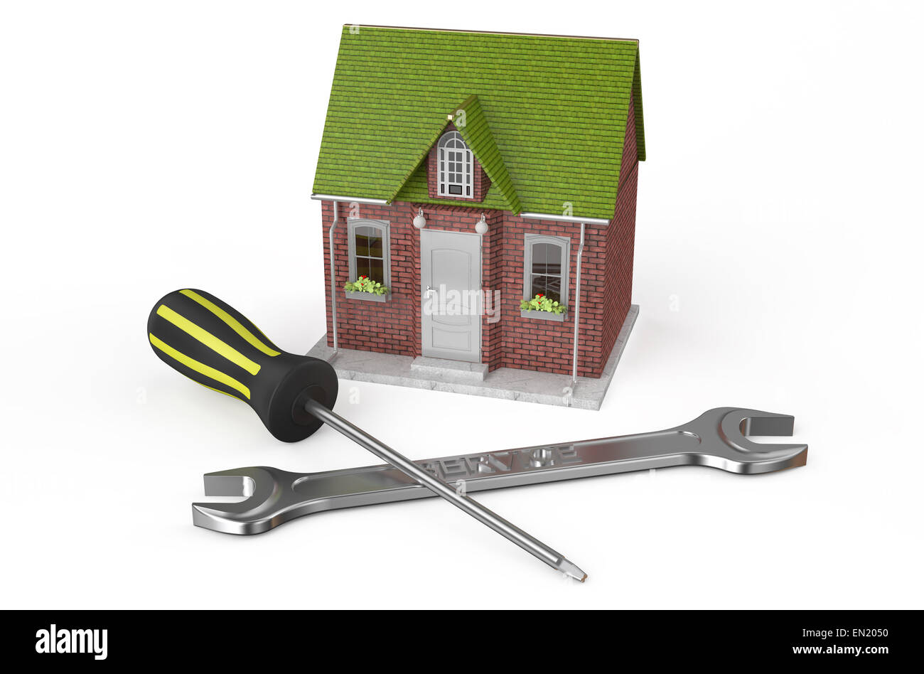 Home servizio e concetto di riparazione Foto Stock