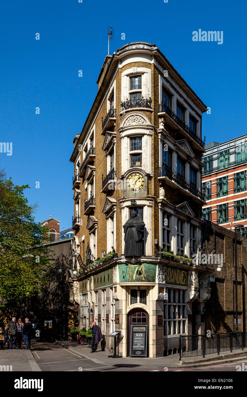 Il frate nero Public House, Blackfriars, Londra, Inghilterra Foto Stock