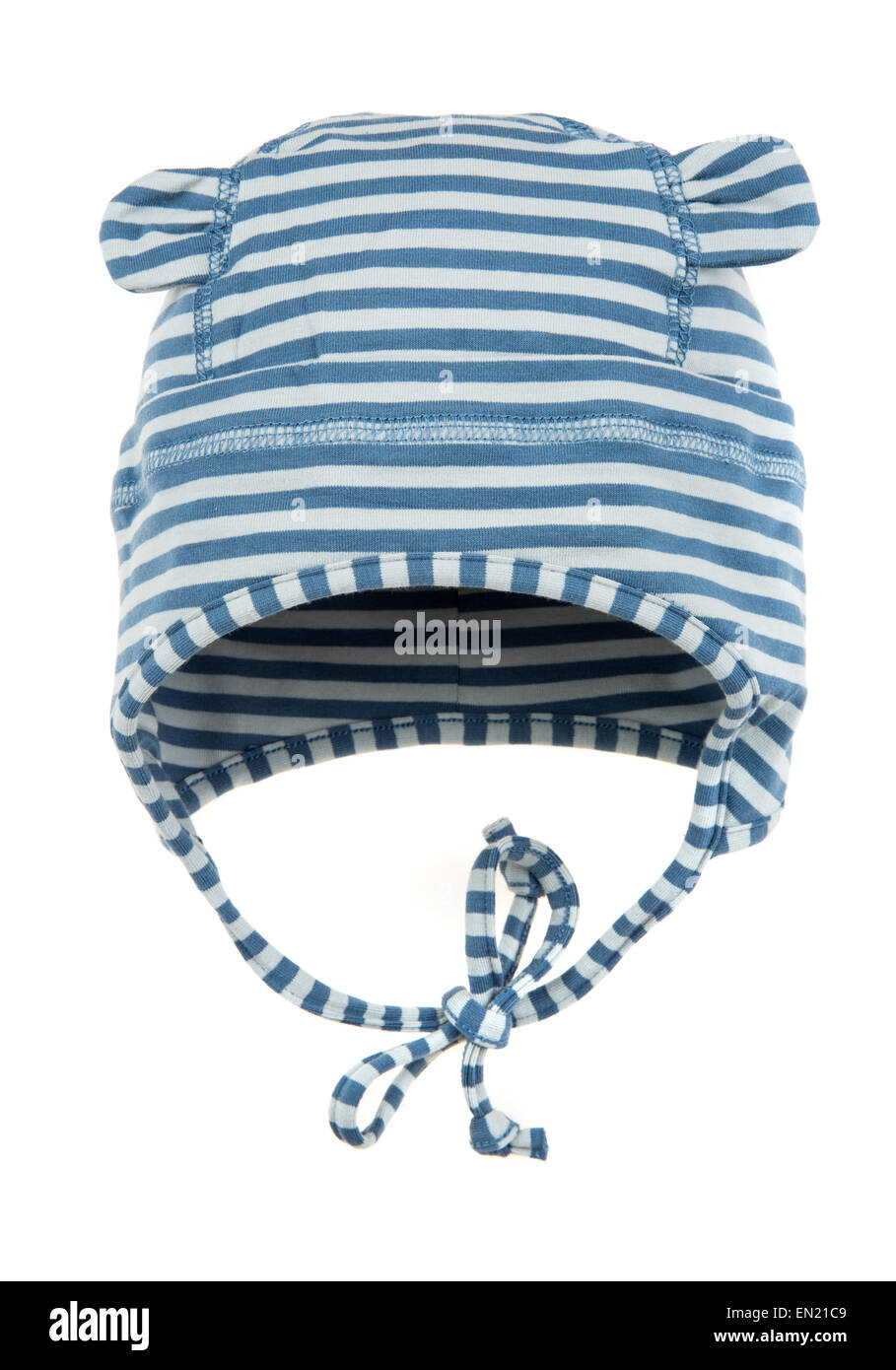 Bambini Cappello invernale isolato su uno sfondo bianco. Foto Stock