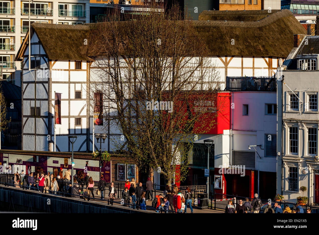 Shakespeare's Globe, Southwark, Londra, Inghilterra Foto Stock