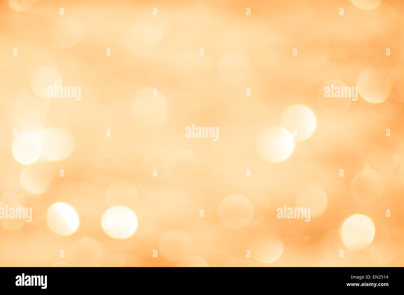 Orange sfocate luci bokeh texture di sfondo Foto Stock