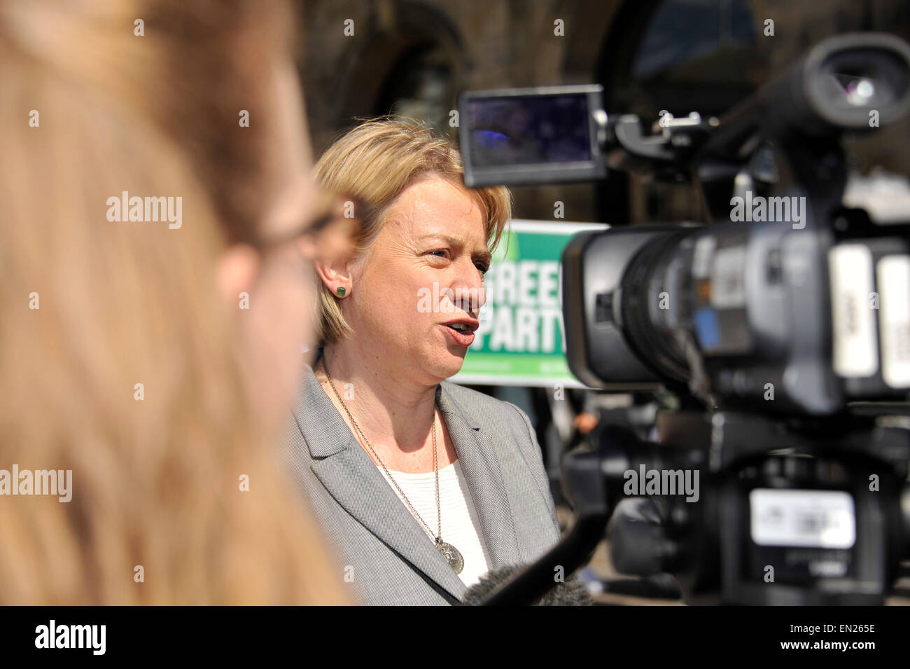 Natalie Bennett leader del Partito Verde Foto Stock Natalie Bennett leader del Partito Verde Foto Stock