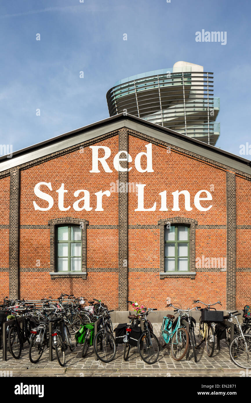 Belgio, Anversa, Stella Rossa museo di linea Foto Stock