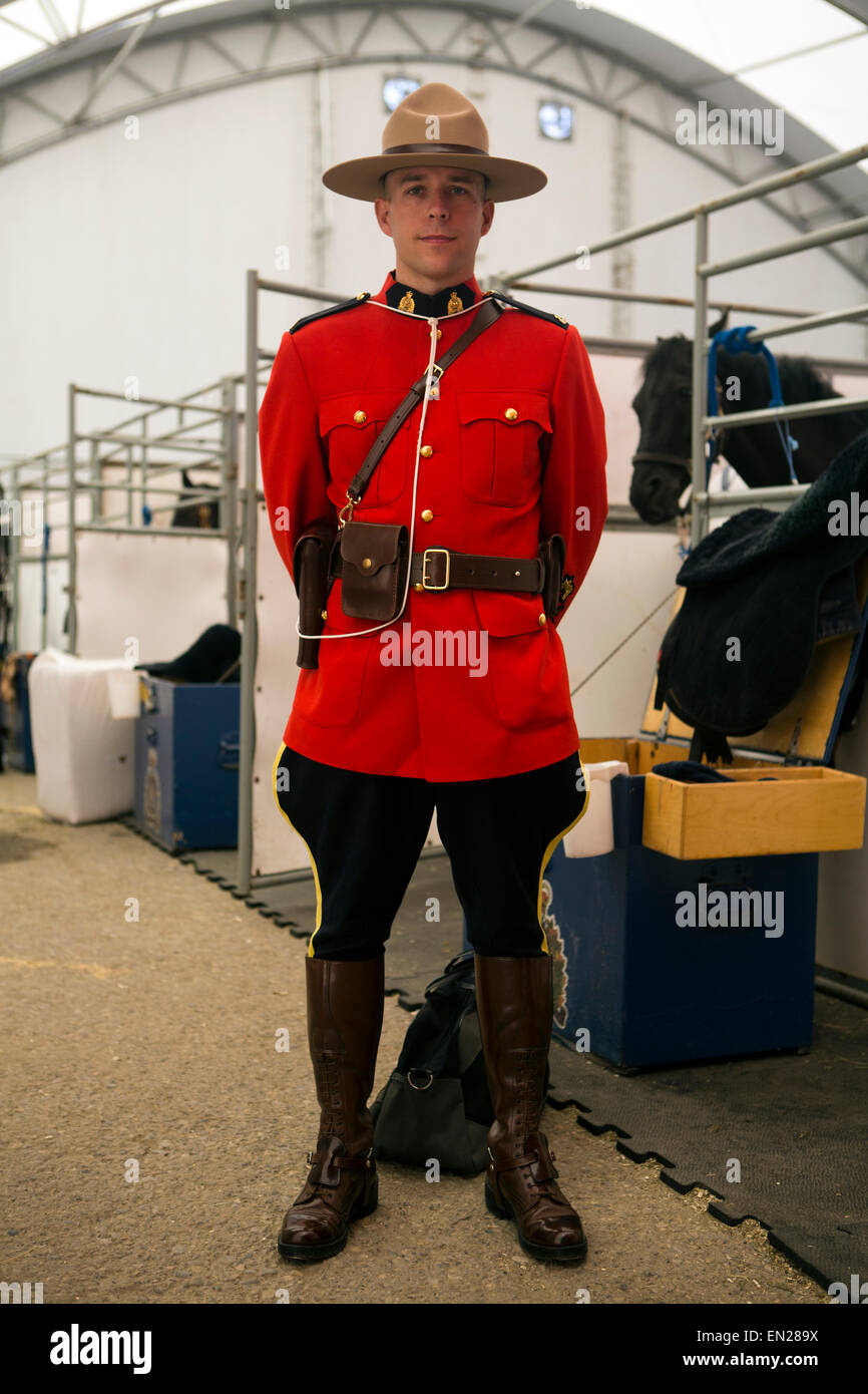 Royal Canadian polizia montata Foto Stock