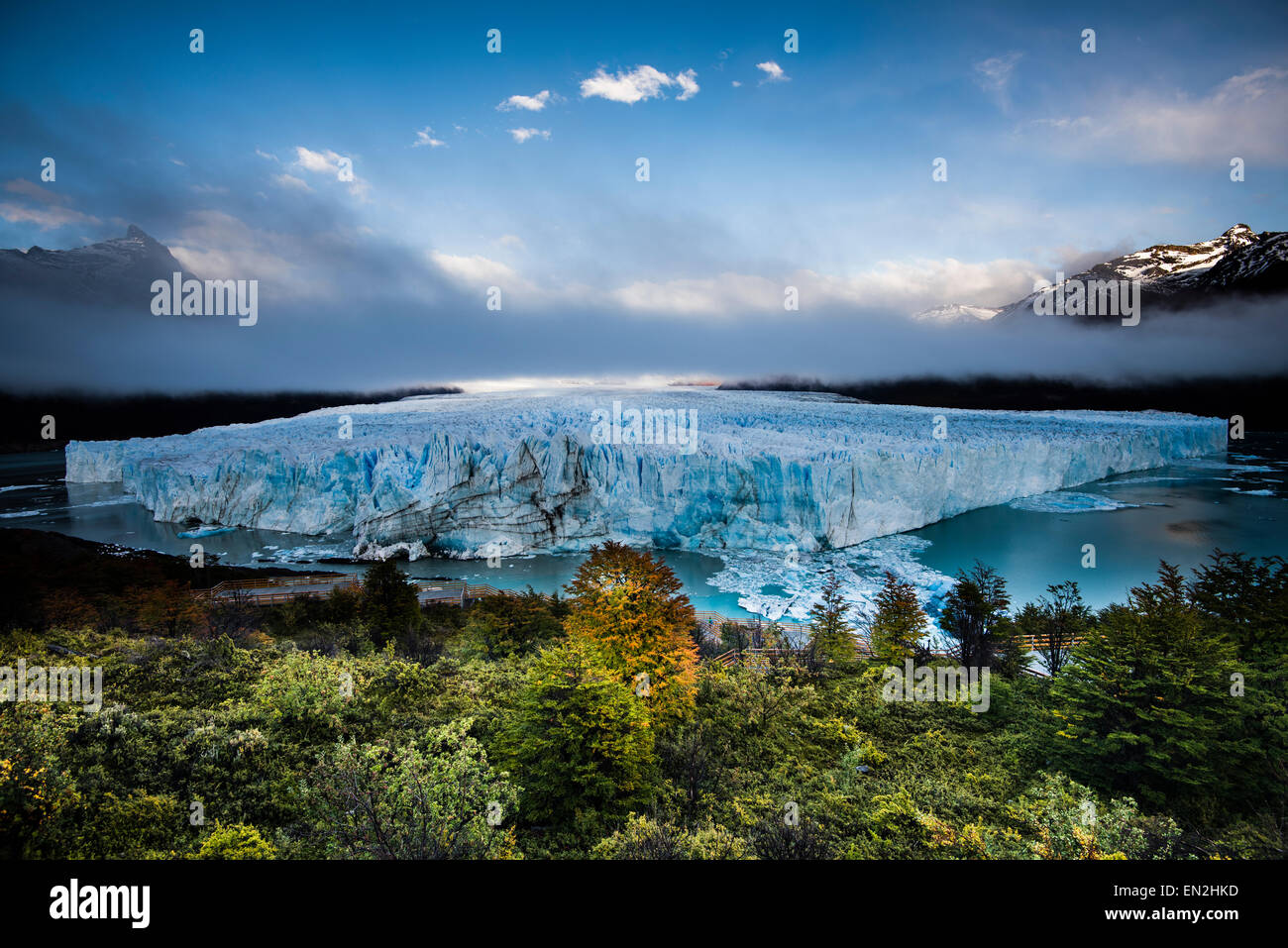 Glaciar Perito Moreno, Parque Nacional Los Glaciares, Santa Cruz, Argentina Foto Stock