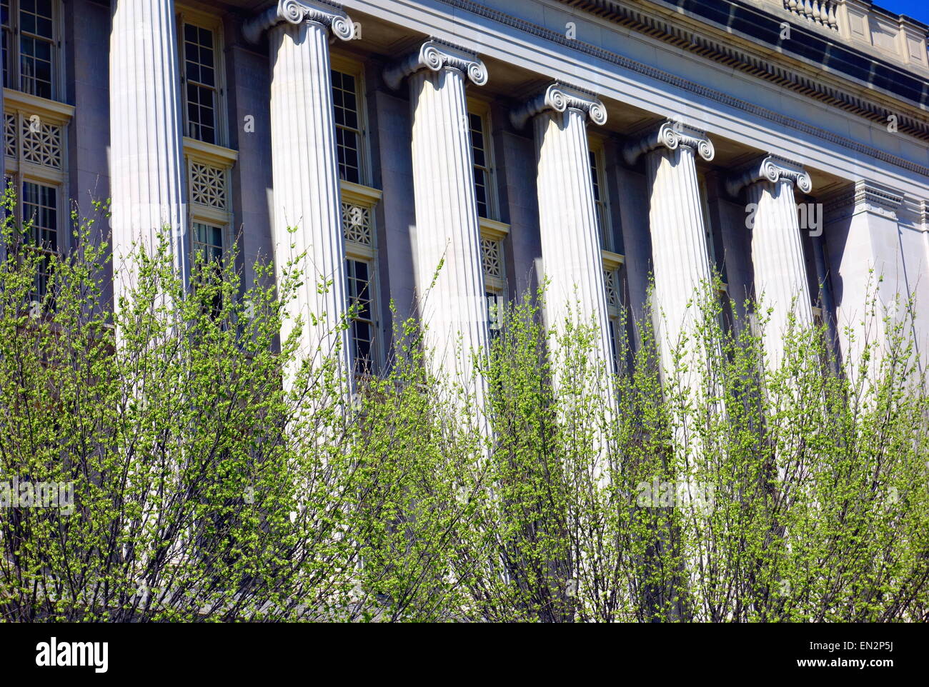 Del Tesoro degli Stati Uniti nella costruzione di Washington DC Foto Stock