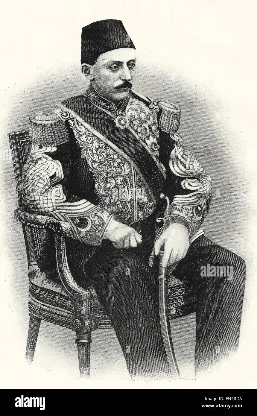 Il sultano di Turchia, circa 1900 Foto Stock