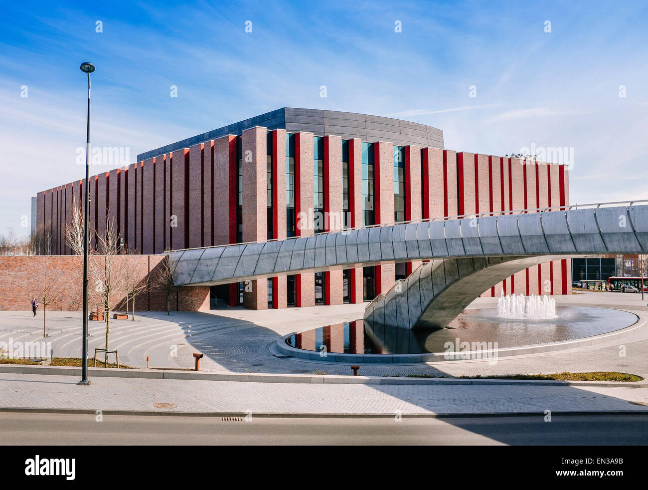 Polish National Radio Symphony Orchestra Moderna costruzione , Katowice, Polonia Foto Stock