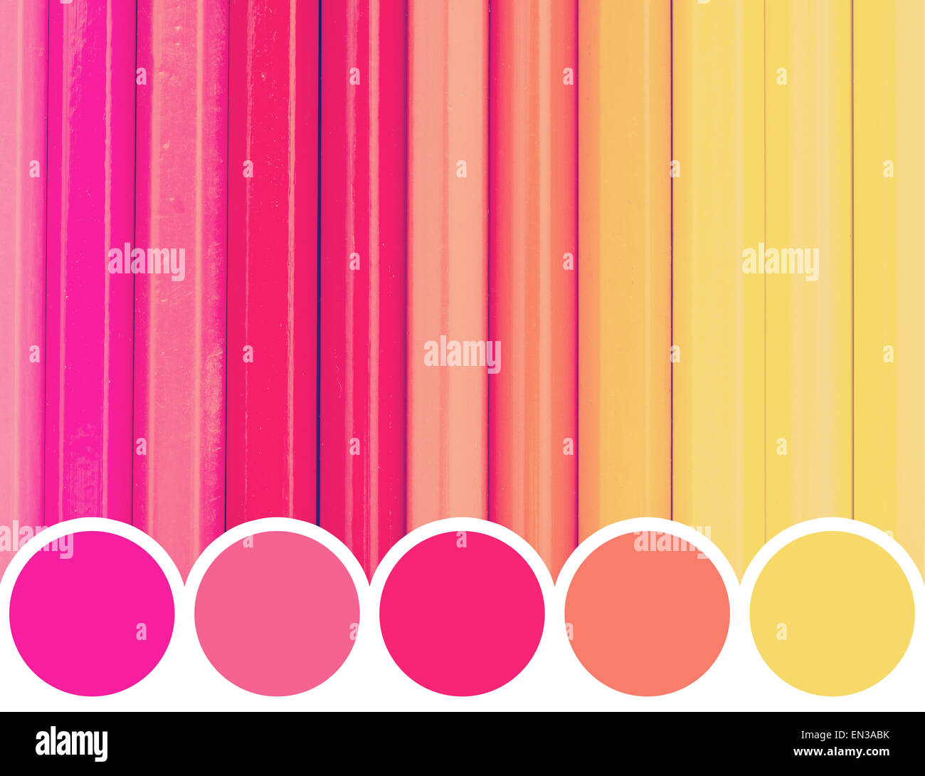 Tavolozza dei colori di colorazione di pastelli Abstract Foto Stock