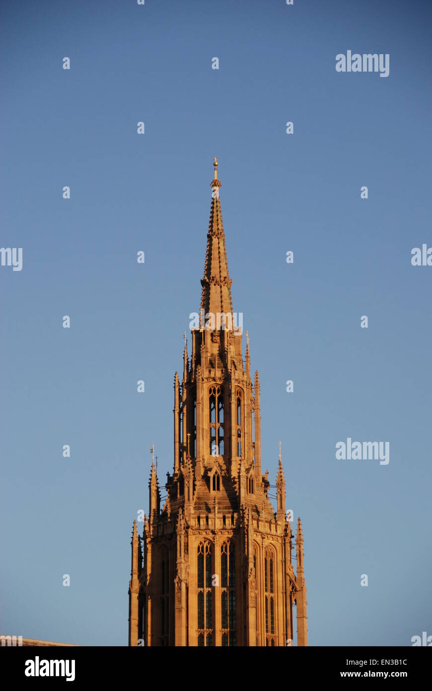 St Stephens Torre del Palazzo di Westminster London REGNO UNITO Foto Stock