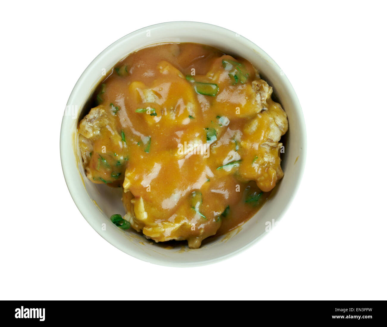 Disegnare soup - zuppa popolare nella regione del sud-est della Nigeria. Foto Stock