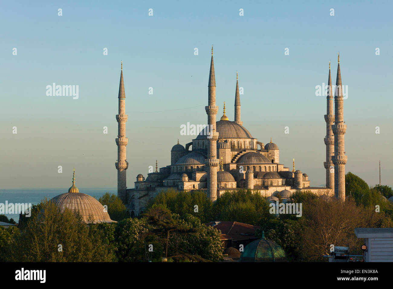 Turchia, Istanbul, Moschea blu Foto Stock