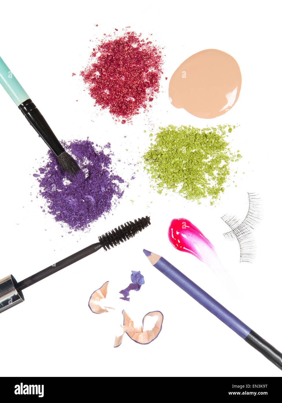 Multi colore make-up utensili Foto Stock