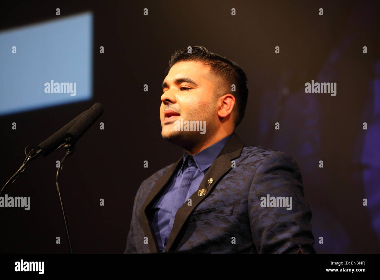 Londra 17 /04 /2015 Park Lane Naughty Boy riceve un premio a premi asiatici Foto Stock