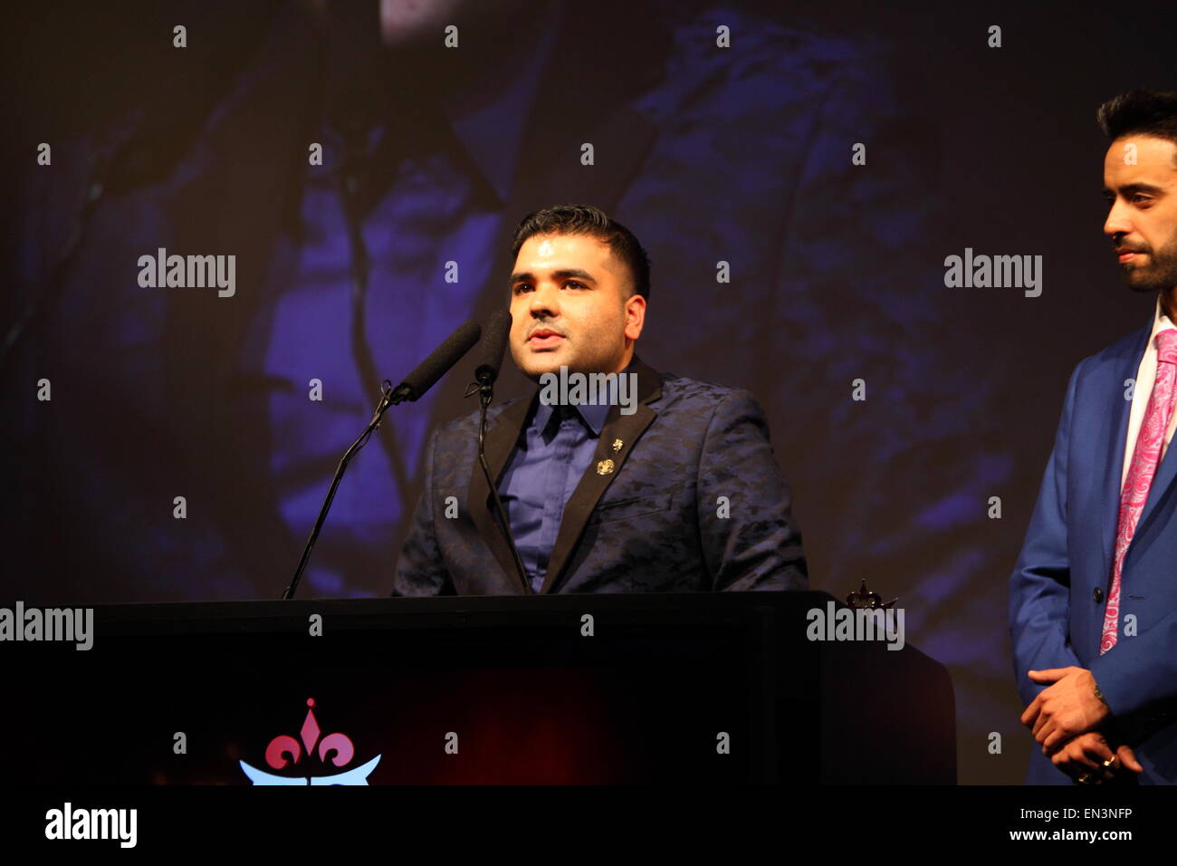Londra 17 /04 /2015 Park Lane Naughty Boy riceve un premio a premi asiatici Foto Stock