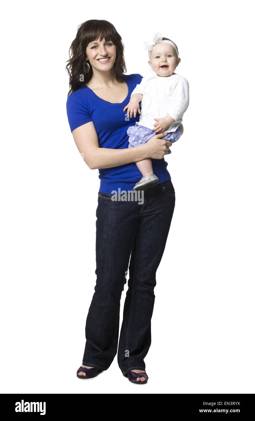 madre e bambino Foto Stock
