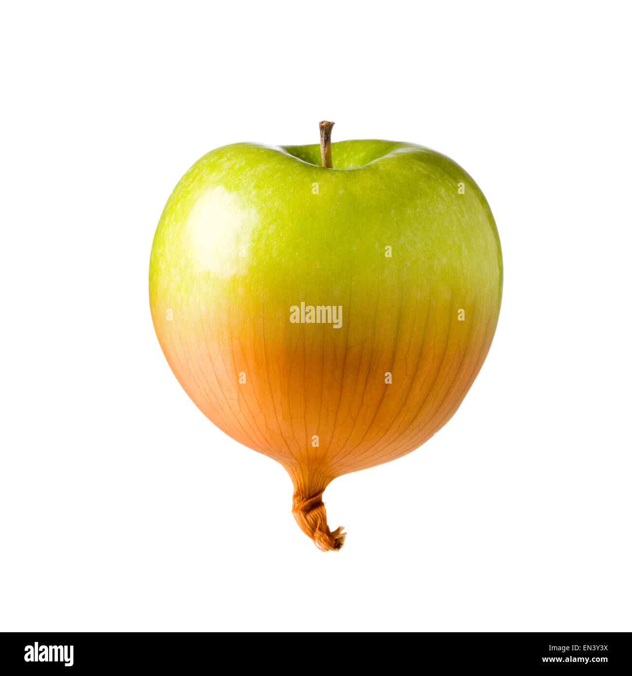 Apple si trasformi in una cipolla Foto Stock