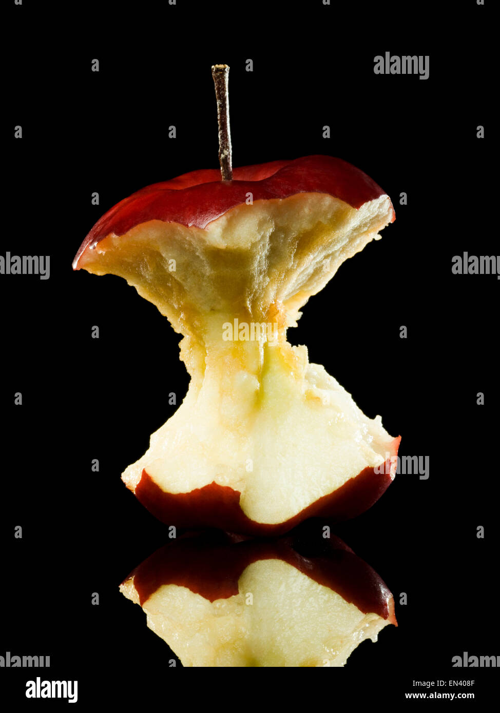 torsolo di mela Foto Stock