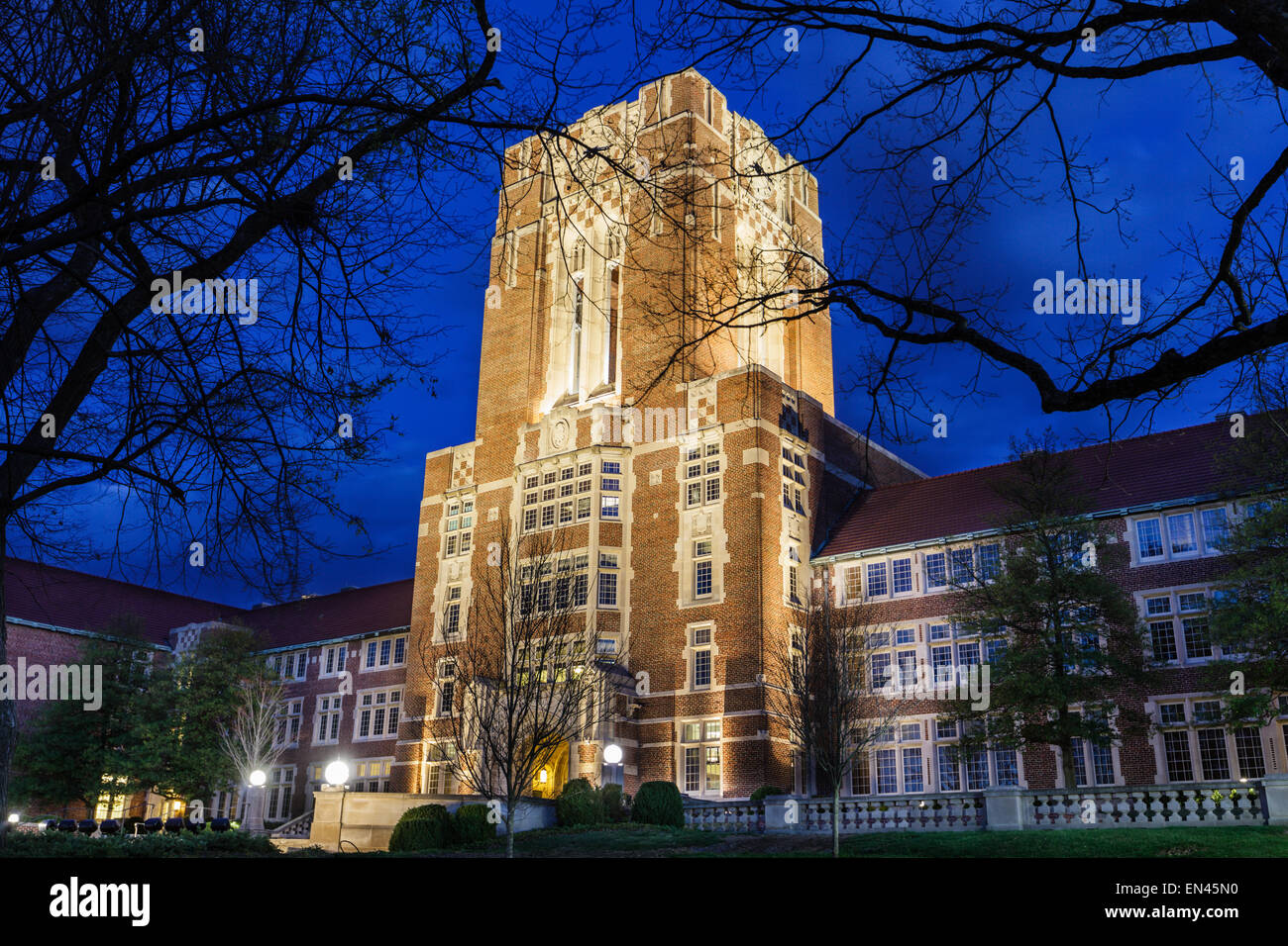 La collina, University of Tennessee Knoxville, Tennessee, Stati Uniti d'America. Foto Stock