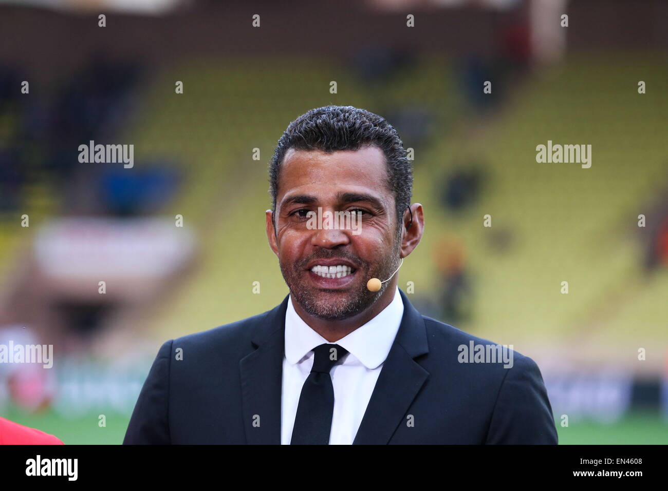 Sonny Anderson - 22.04.2015 - Monaco/Juventus Torino - 1/4Finale retour Champions League.Photo : Serge Haouzi/Icona Sport Foto Stock