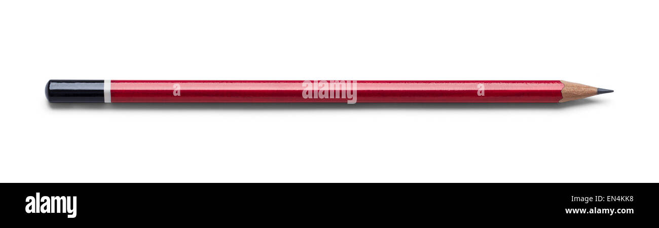 HB Arte matita disegno isolato su uno sfondo bianco. Foto Stock