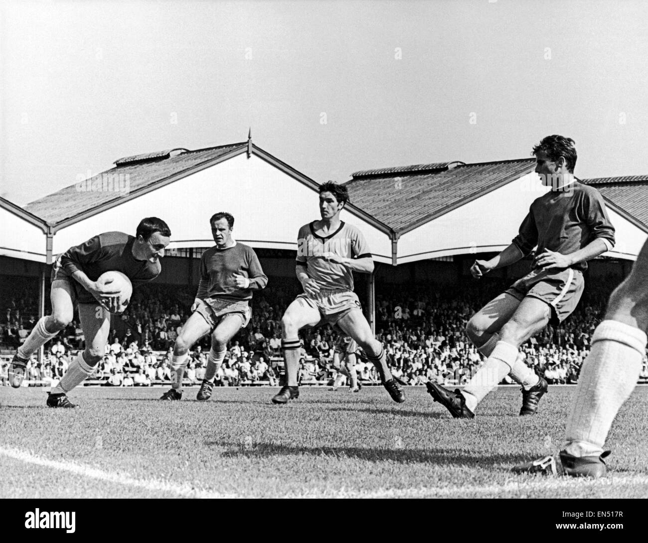 Wolverhampton Wanderers Vs. Birmingham. 20 Agosto 1966 Foto Stock