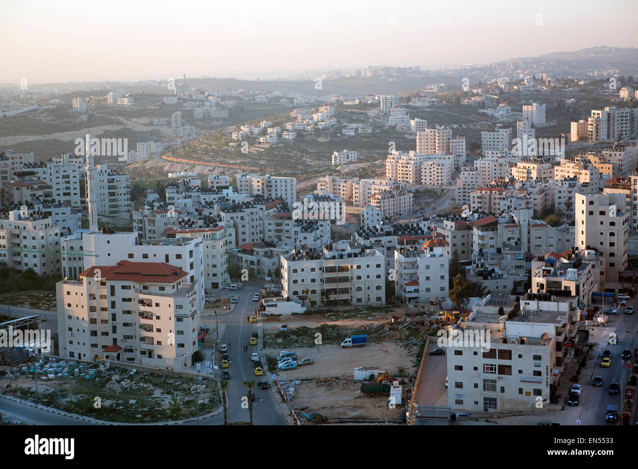 Ramallah city, West Bank, Palestina Foto Stock