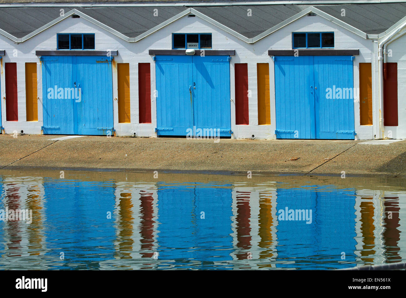 Boatsheds, Clyde Quay Marina, Wellington, Isola del nord, Nuova Zelanda Foto Stock