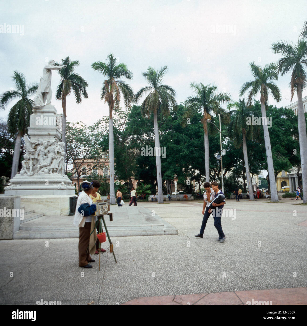 Eine Reise nach Havanna, Kuba 1980er Jahre. Un viaggio a L'Avana, Cuba degli anni ottanta. Foto Stock