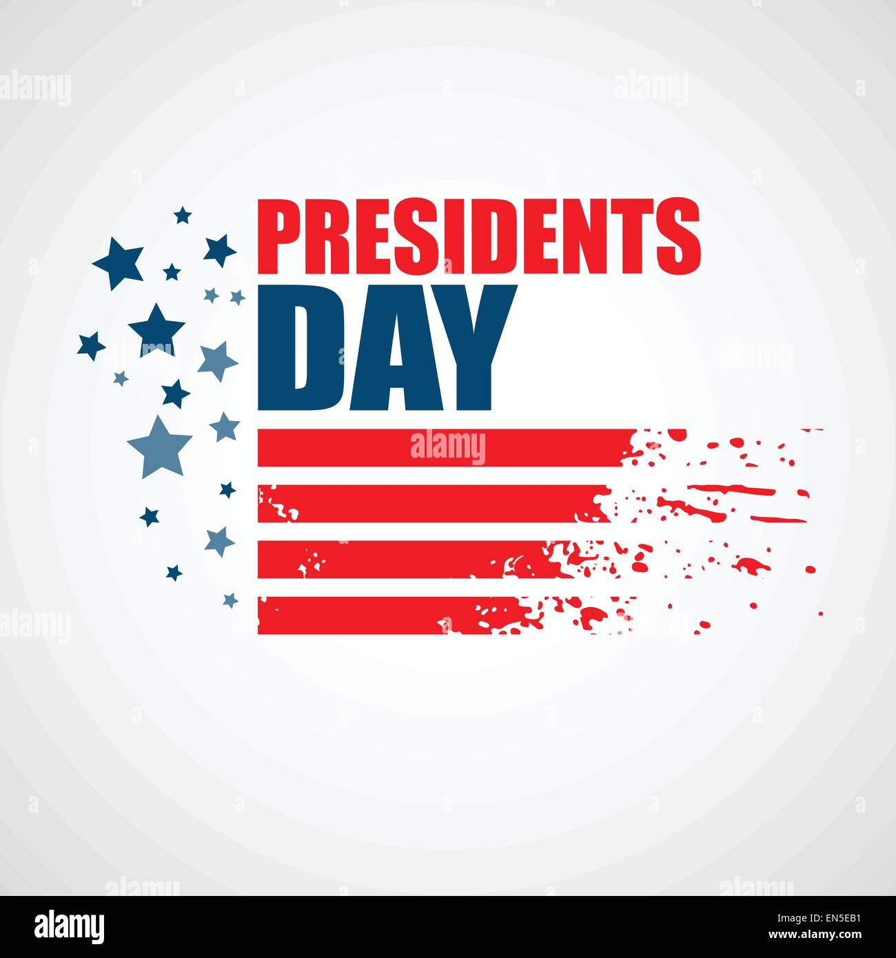 Presidenti giorno sfondo vettoriale. USA illustrazione patriottica Illustrazione Vettoriale