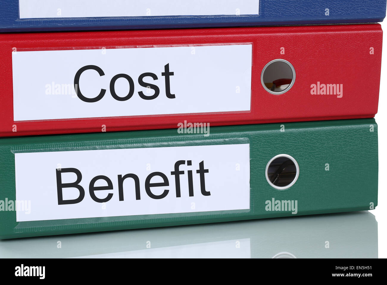 Vantaggio di costo calcolo spese di analisi delle finanze in azienda il concetto di business Foto Stock