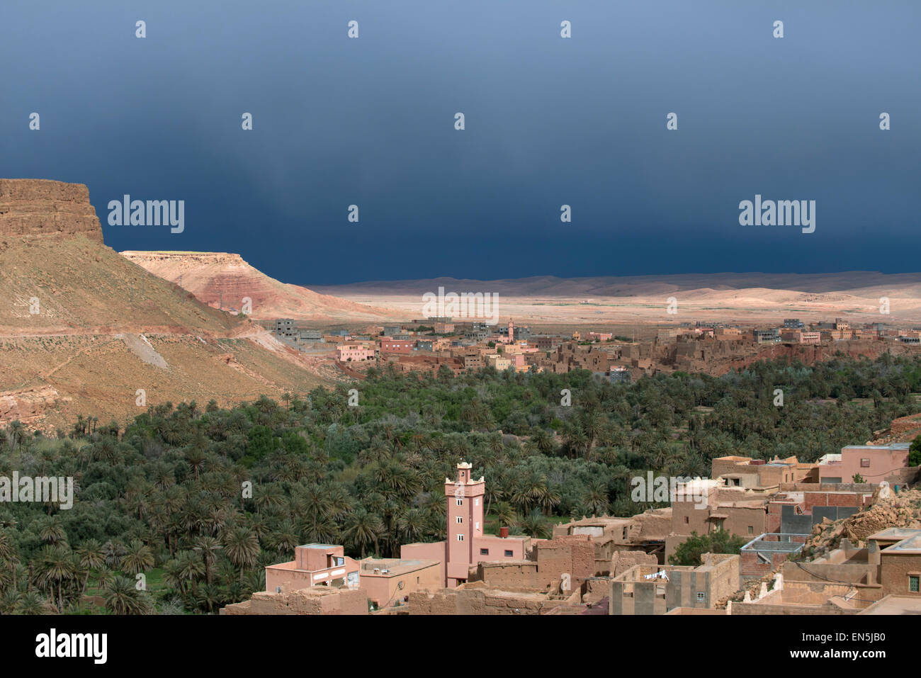 Tinghir, Moroco. Montagne Atlas. Foto Stock