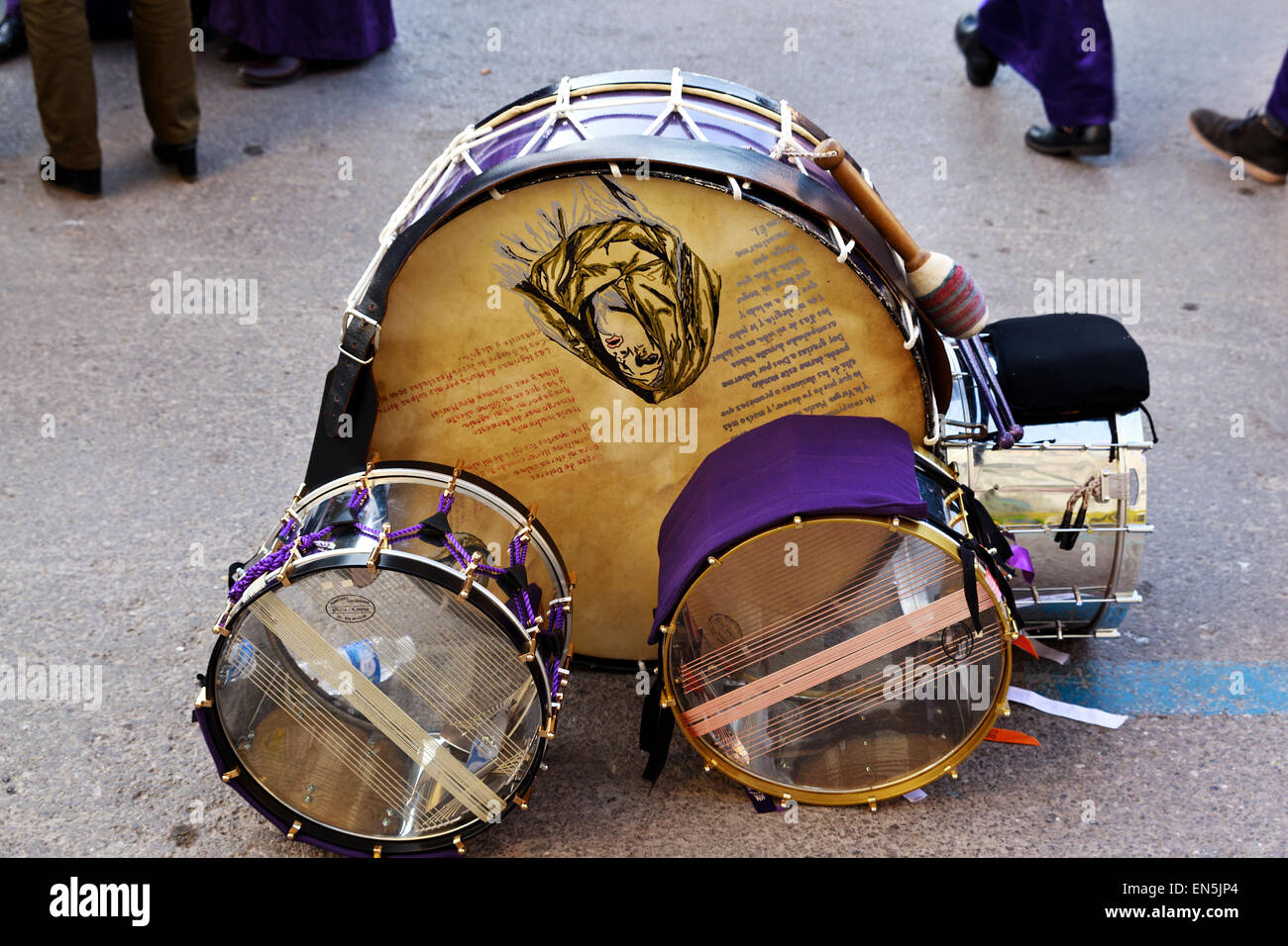 Festival di tamburi in Moncofa Spagna Foto Stock