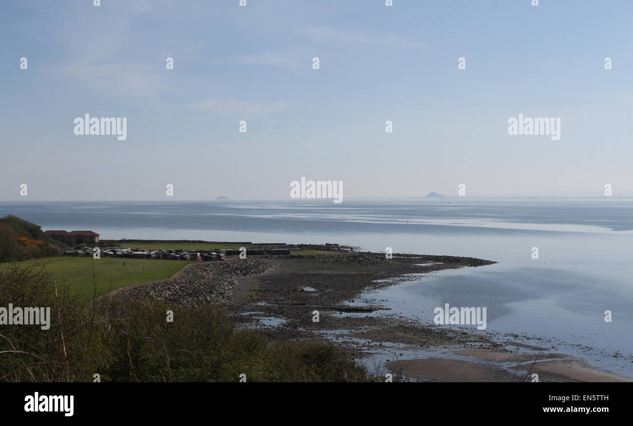 Vista in elevazione della baia Buckhaven Fife Scozia Aprile 2015 Foto Stock