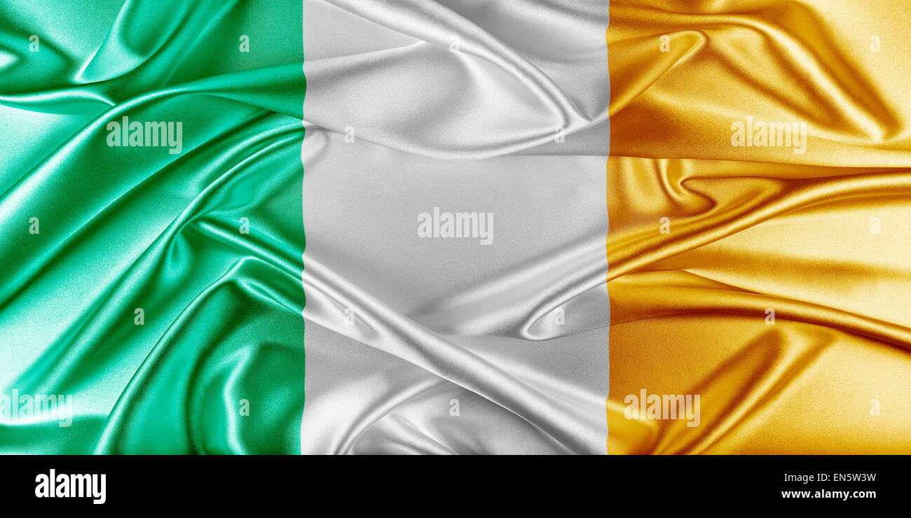 Bandierina dell'Irlanda Foto Stock