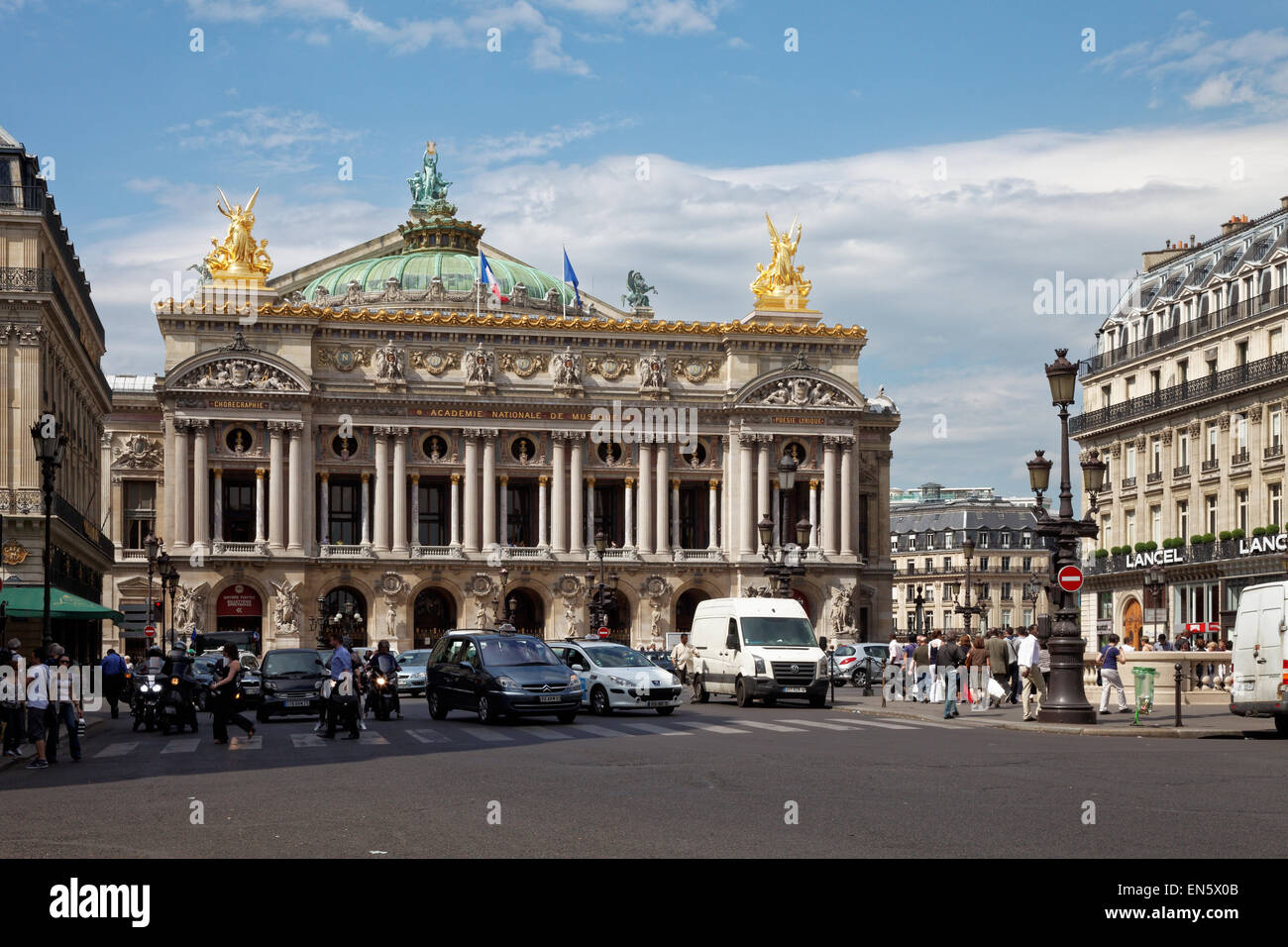 Paris Opéra, Palais Garnier, Opéra de Paris o Opéra Garnier, Parigi Academie Nationale de Musique, opera, Francia Foto Stock