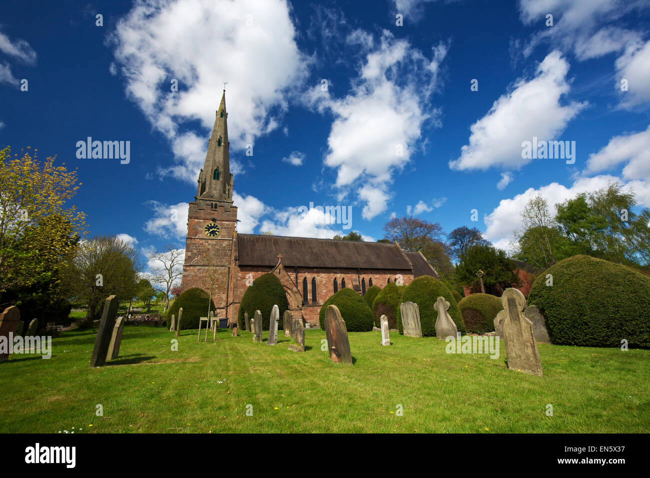 San Benedetto Biscop Chiesa Wombourne South Staffordshire England Regno Unito Foto Stock