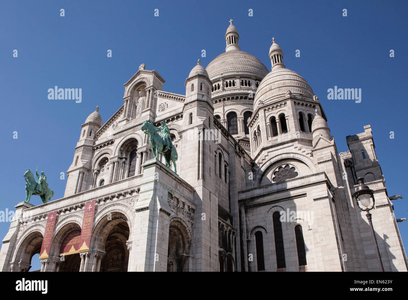 La Basilica del Sacro Cuore di Parigi Foto Stock