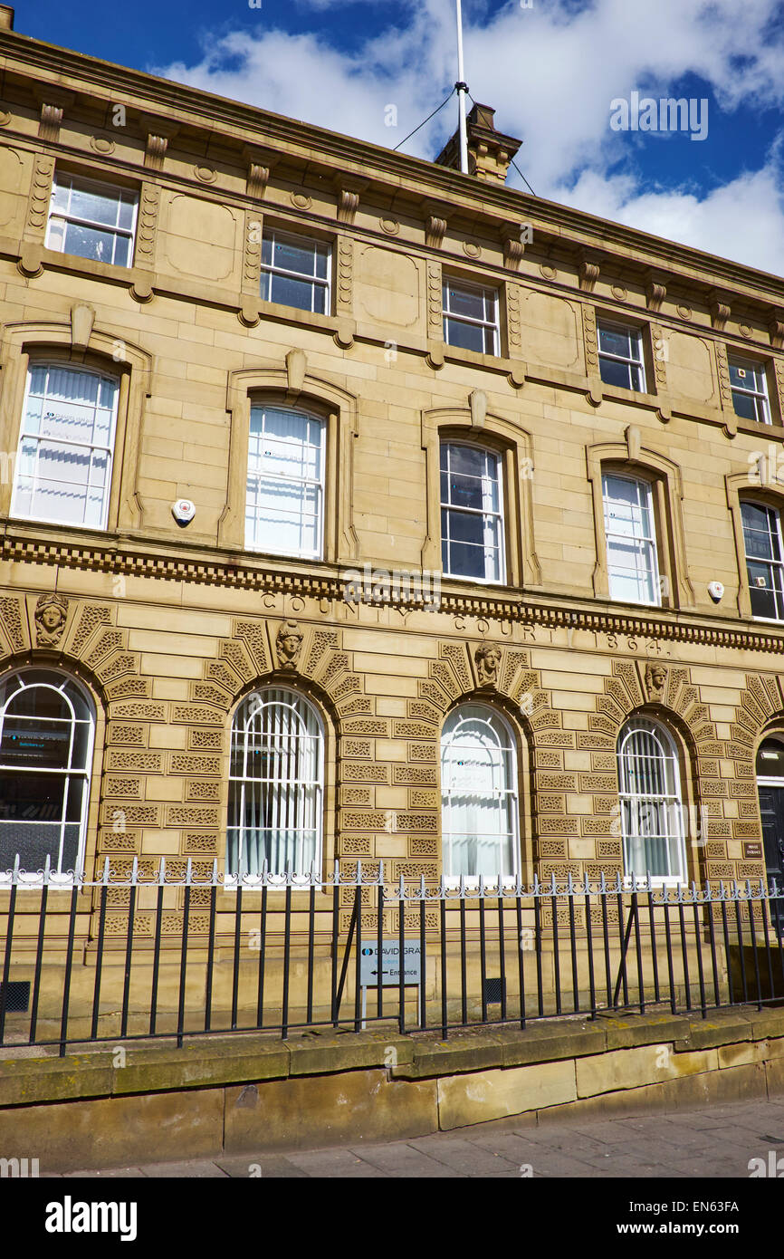 Ex tribunale della contea di edifici costruiti nel 1864 Westgate Road Newcastle Upon Tyne Regno Unito Foto Stock