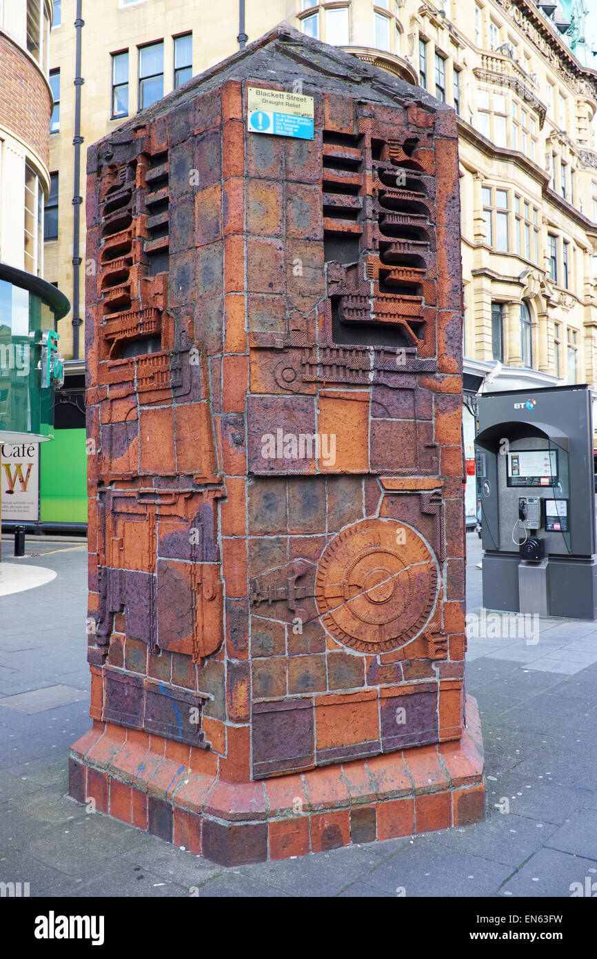 Parsons poligono da David Hamilton un monumento a Charles Parsons Blackett Street Newcastle Upon Tyne Regno Unito Foto Stock