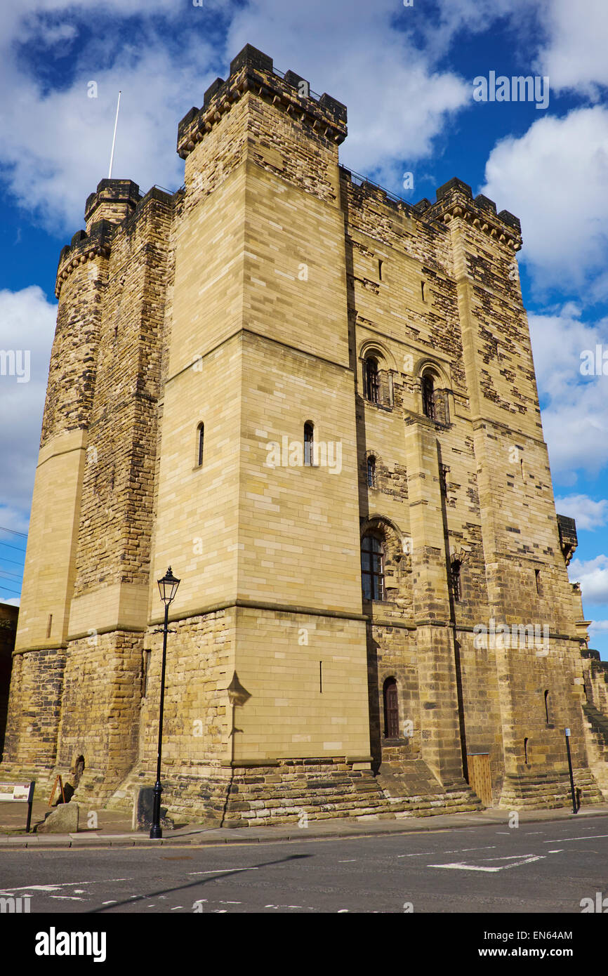 Mantenere il castello di Newcastle Upon Tyne Regno Unito Foto Stock