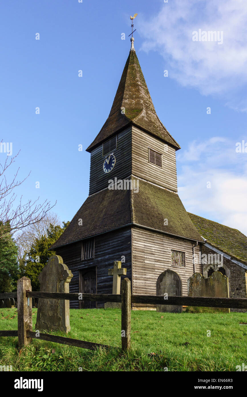 San Pietro Chiesa Parrocchiale di Newdigate, Surrey, Regno Unito Foto Stock
