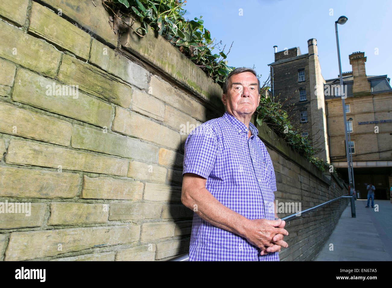 Philip Balmforth che era sul dovere di un ispettore di polizia del giorno sulla valle di Bradford Parade fire. Foto Stock