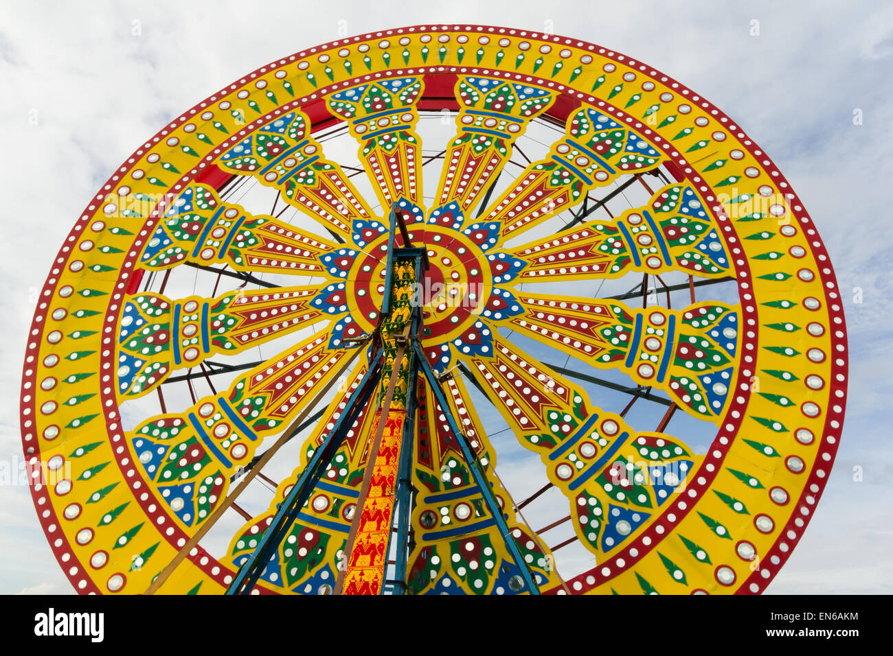 La Ruota della Legge colorato Foto Stock