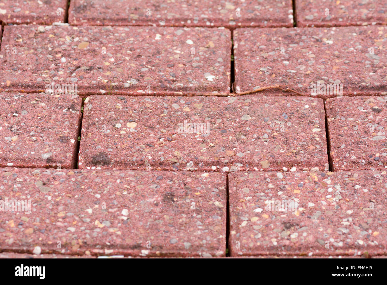 Red ammattonato pattern Foto Stock