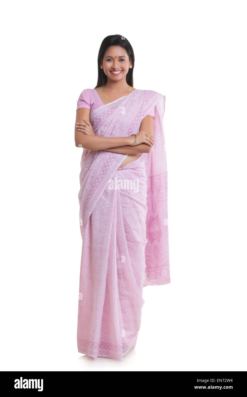 Ritratto di donna sorridente Foto Stock