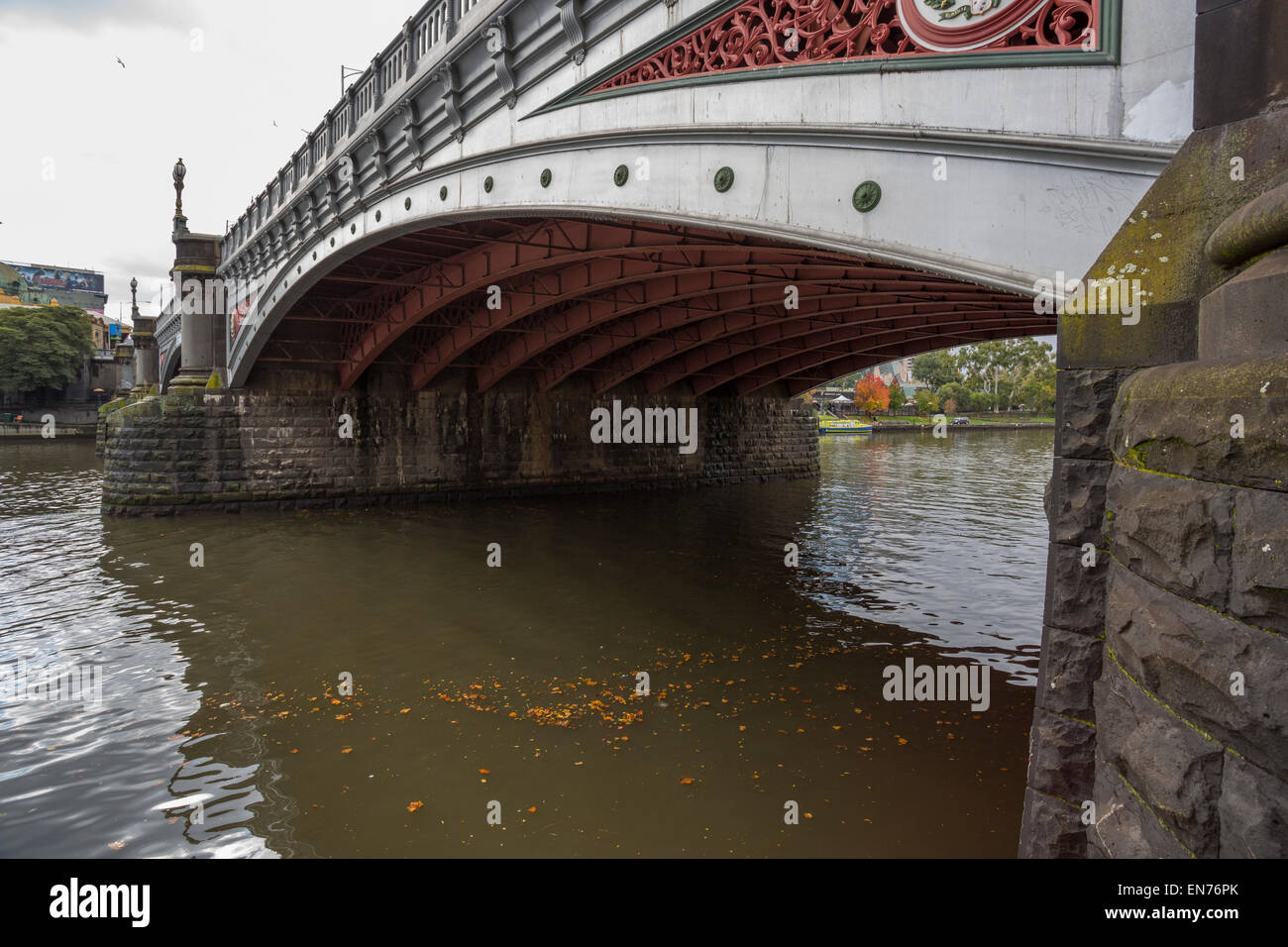 Princes Bridge, downtown Melbourne, Victoria, Australia Foto Stock