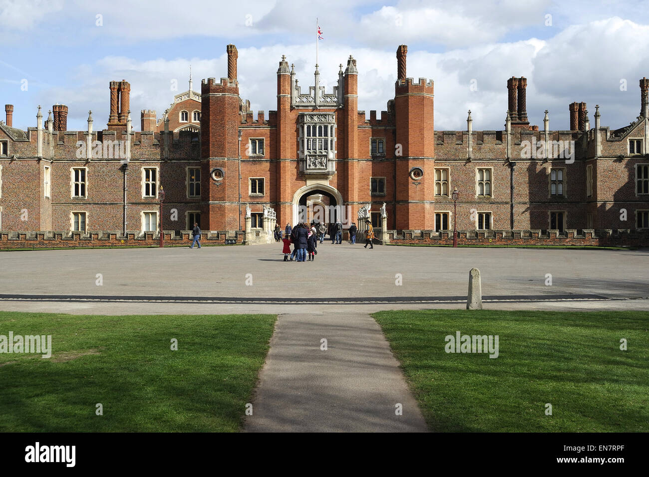 Hampton Court Palace Foto Stock